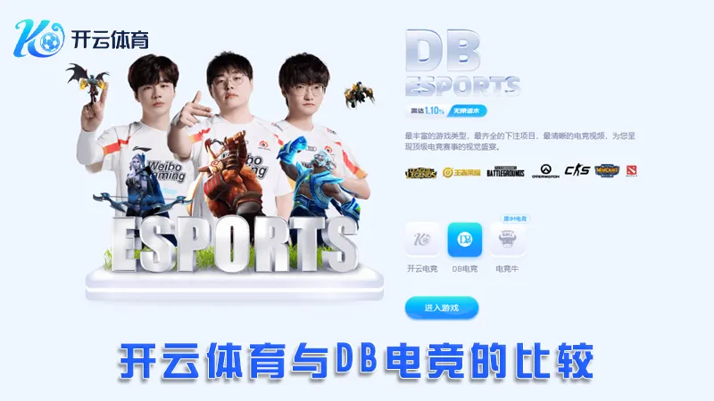 DB电竞:领先的在线电竞娱乐平台 | 开云体育 2 开云体育与DB电竞的比较