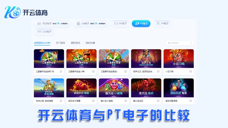 PT电子:领先的在线电子娱乐平台 | 开云体育 2 开云体育与PT电子的比较