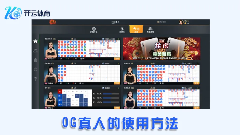 OG真人:极致的在线真人娱乐体验 | 开云体育 3 OG真人的使用方法